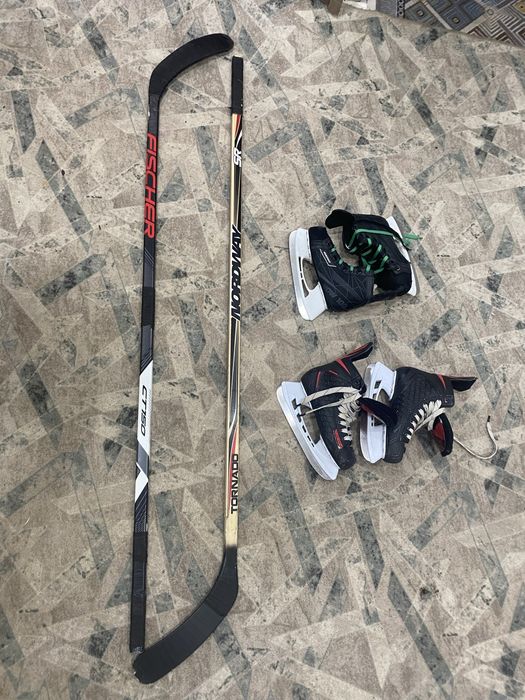 Коньки нордвай 2 клюшка