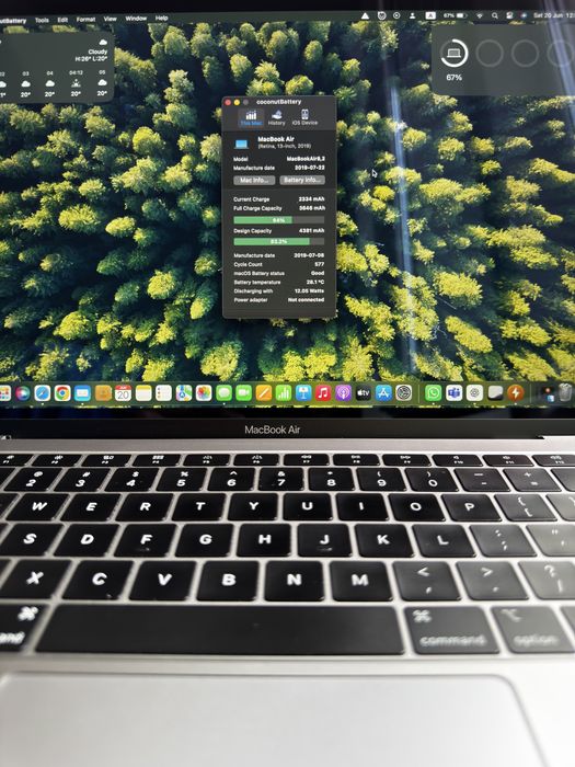 MacBook Air, 13-inch, 2019, 256GB