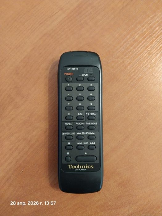 Technics пульт для CD проигрывателя