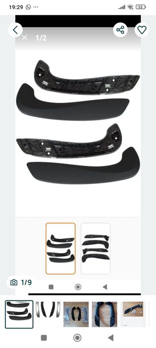 Mânere interioare pt portierele față Renault Megane3, Laguna, Fluence