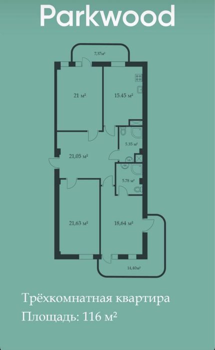 ЖК Parkwood 3/6/12