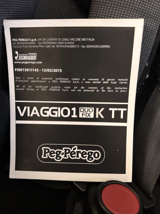 Детско столче Peg Perego Viaggio 1 Duo Fix K TT