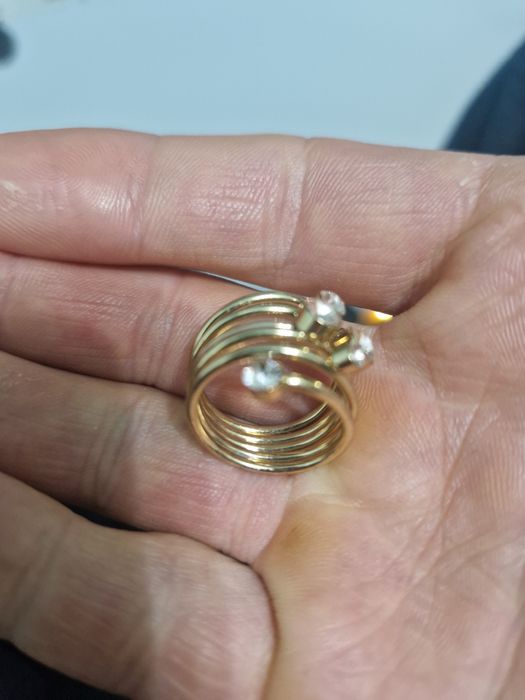 Verighetă placat cu aur 18 k