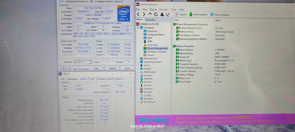 Lenovo Ideapad U430 Touch i5 8GB DDR3 SSD 256GB licenta Windows 10 ecran FHD touch