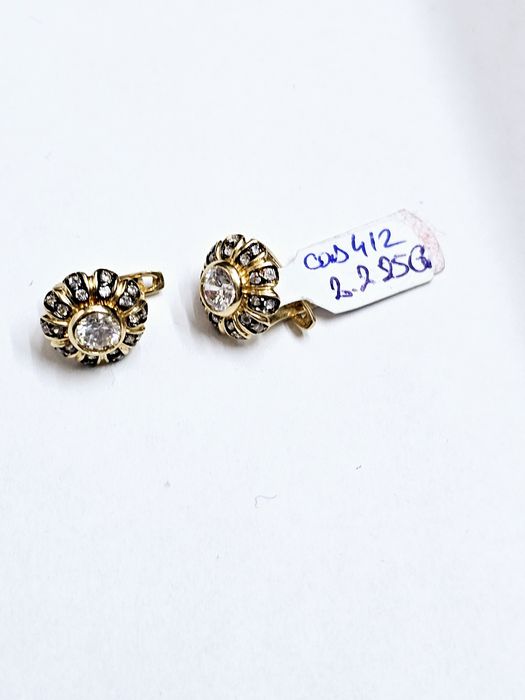 Vand cercei din aur 14 k 4.76 g cod 412
