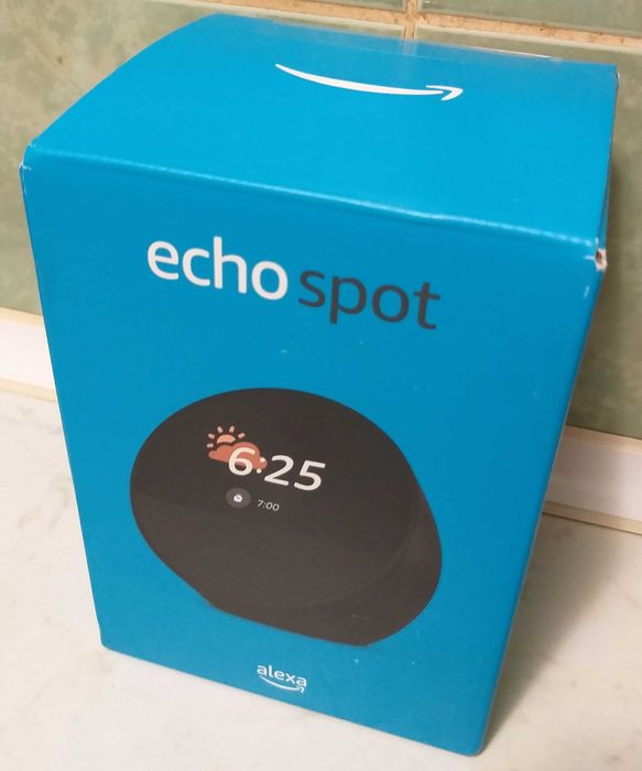 Boxa smart Amazon Echo Spot 2024 Display touch 2.83" Wi-Fi Negru(noua)