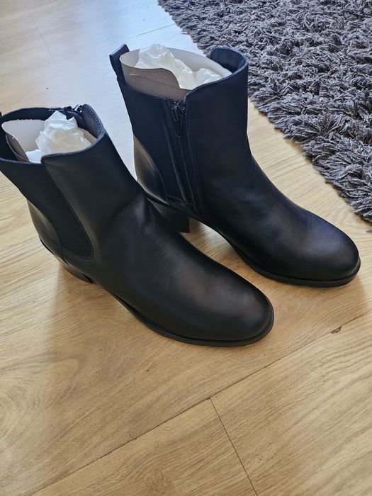 Боти естествена кожа