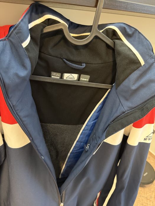 Costum ski schi schiuri set M geaca pantaloni bretele