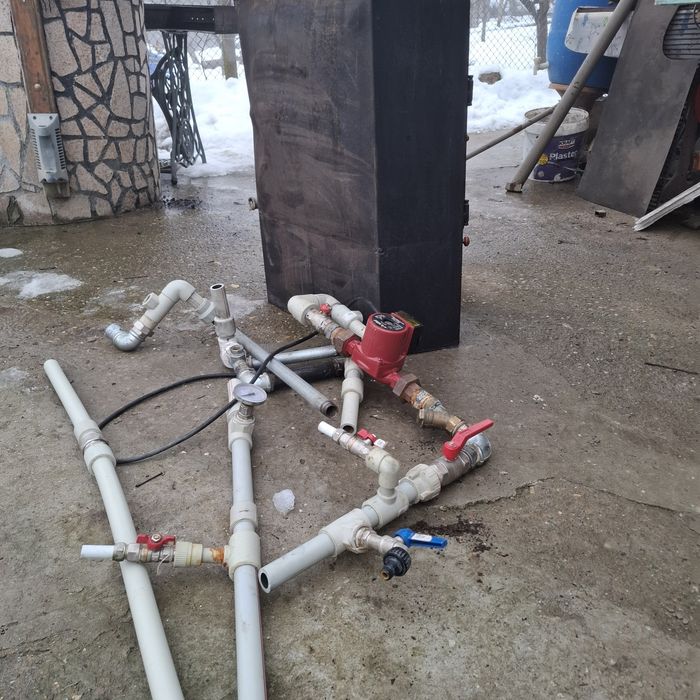 Камина с водна риза