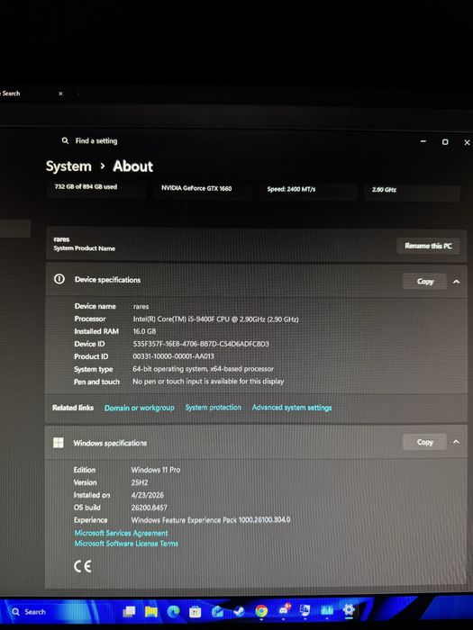 PC Gaming GTX 1660 6GB | i5-9400F | 16GB DDR4 | SSD 960GB