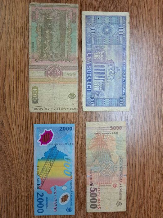 Bancnote de colectie(1000/2000/100/5000 LEI)