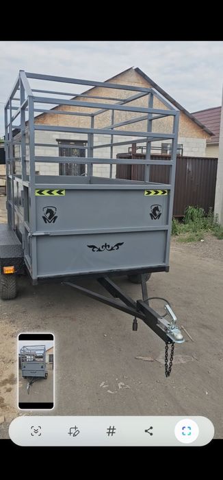 Продам прицеп коневоз с документами