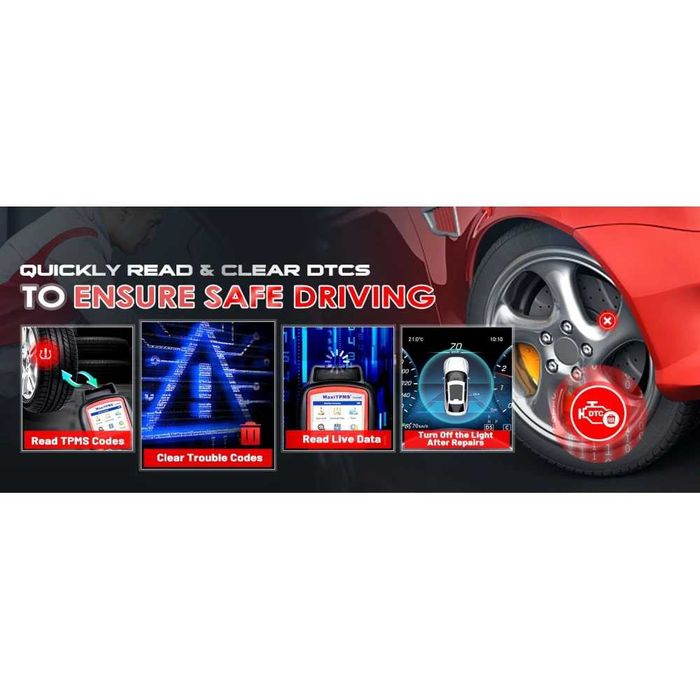 Уред за програмиране на TPMS Датчици Autel MaxiTPMS TS508WF