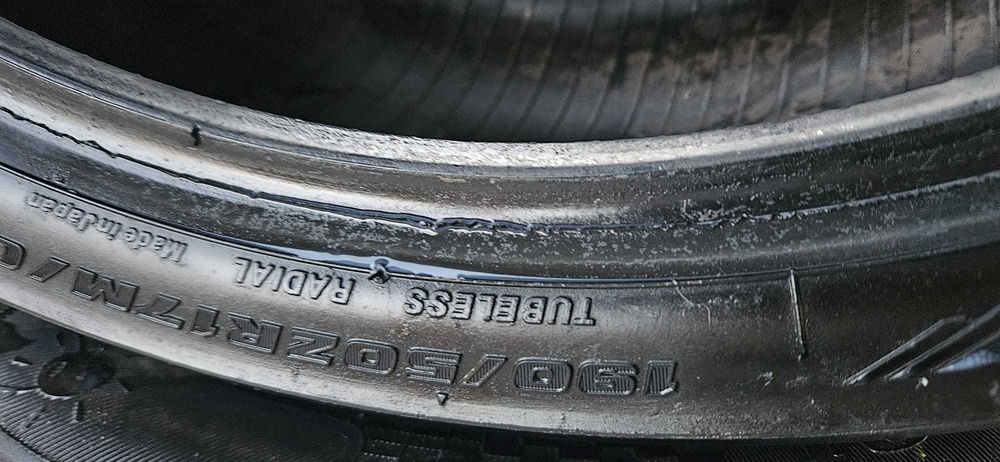 SET cauciucuri moto (120/70/R17 - 190/50/R17) (120/70/r17 - 180/55/R17)