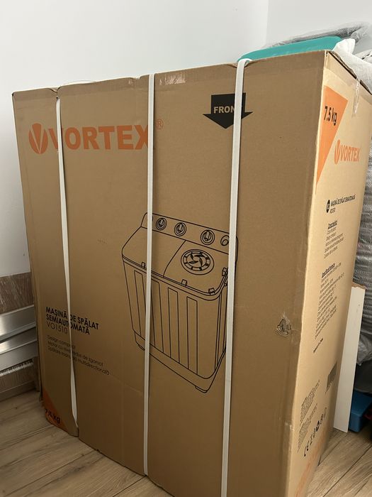Masina de spalat rufe semiautomata VORTEX VO1510, 7.5 kg