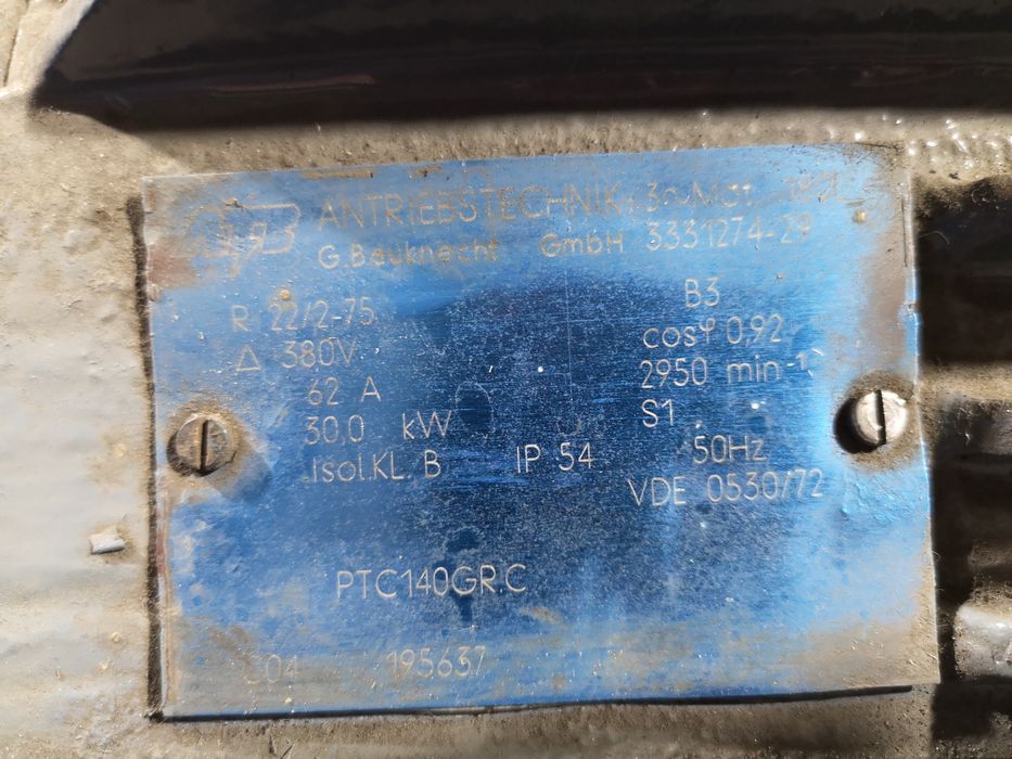 Motor electric trifazat, 30kW, 3000rpm, 380V