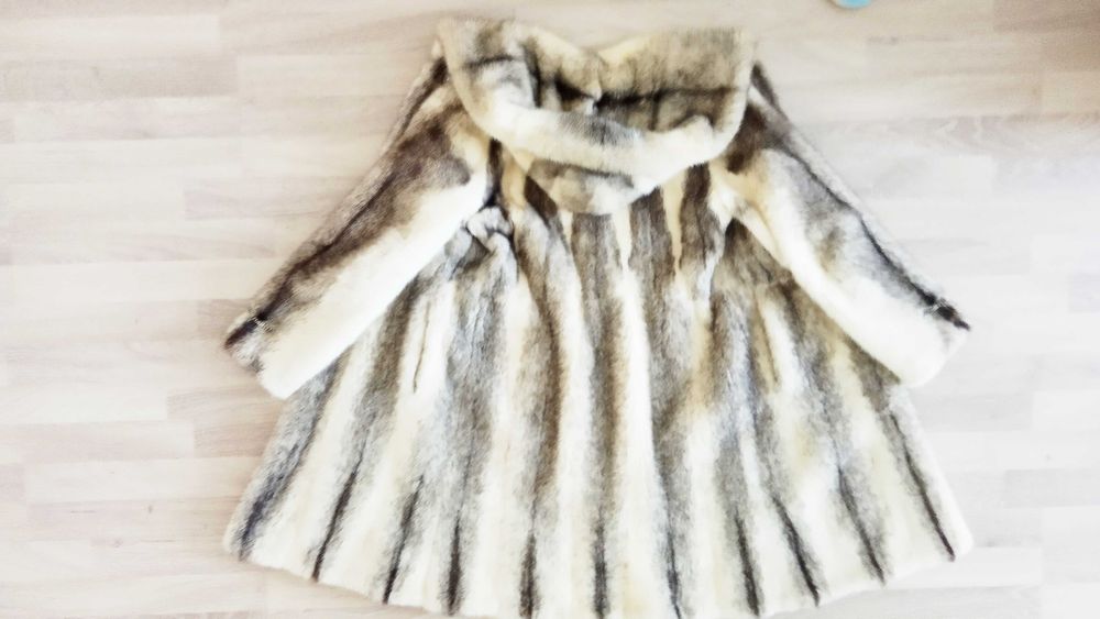 Шуба норка цельная крестовка