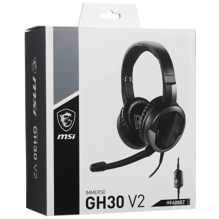 - Игровая гарнитура MSI Immerse GH30 V2 / GH30 (Черный)
