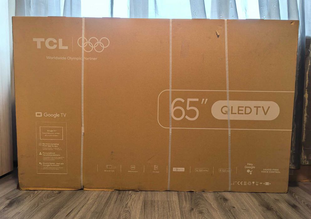 Нов TCL QLED 65P7K, 65" (164 см), Smart Google TV, 4K Ultra HD