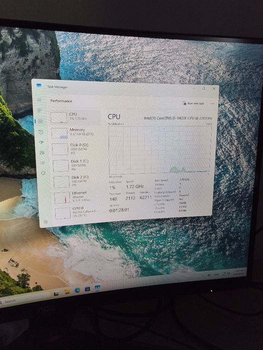 PC Gaming i5-9400F / GTX 1660 6GB / 16GB RAM / SSD (2x120) / HDD 1TB / Windows11 Pro activat cu licenta / BENCHMARK EFECTUAT! (ofer poze in privat)