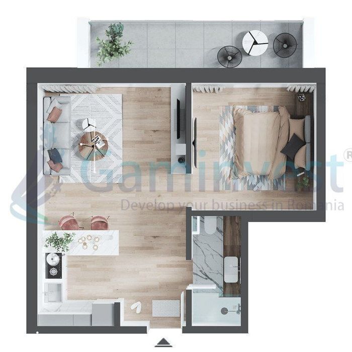 Gaminvest Studio dublu bloc in constructieCalea Aradului,Oradea,V3310E — fotografia 2