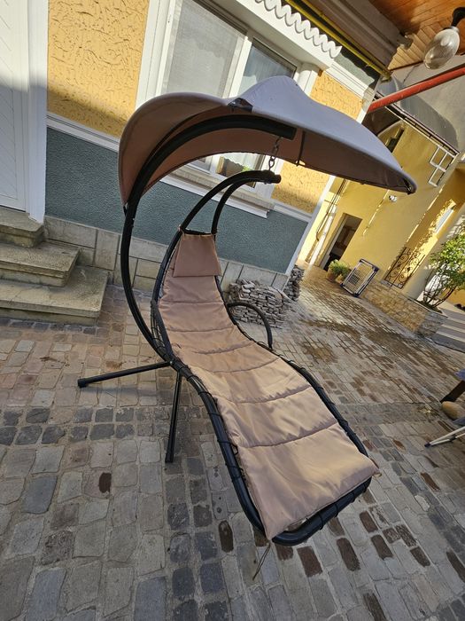 Sezlong Leagan suspendat cu acoperis