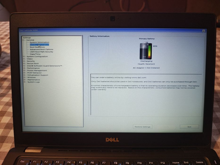 Dell Latitude 5290 I5-8250U , 8GB/256GB