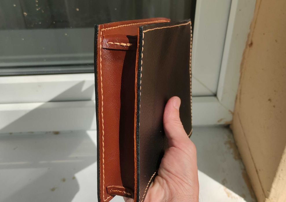 Сумка-клатч из натуральной кожи