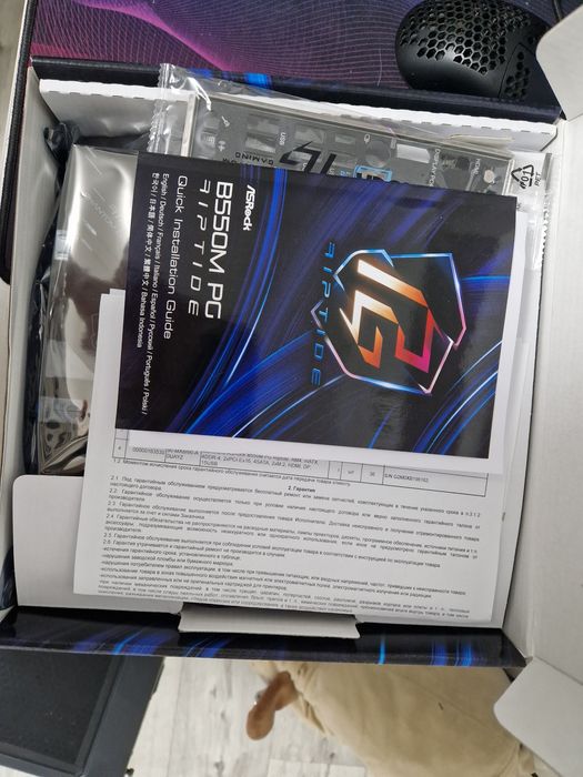 Материнская плата Asrock B550M PG Riptide без процессора