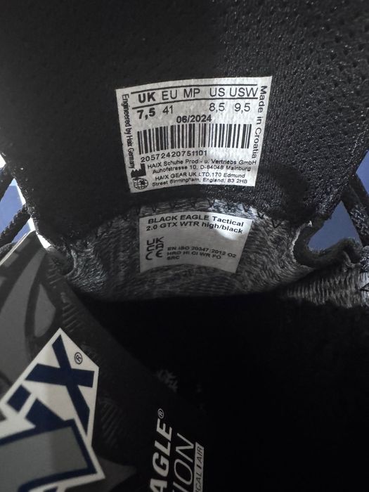 Берцы Haix Black eagle tactical