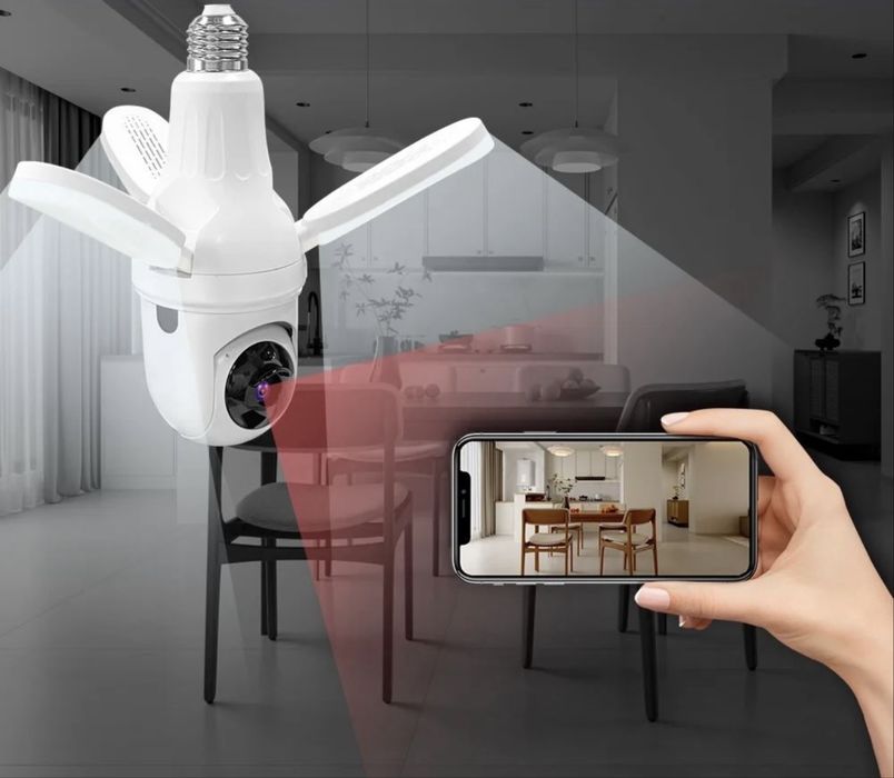 Wifi kamera smart camera lampochka Камера лампочка Доставка есть!