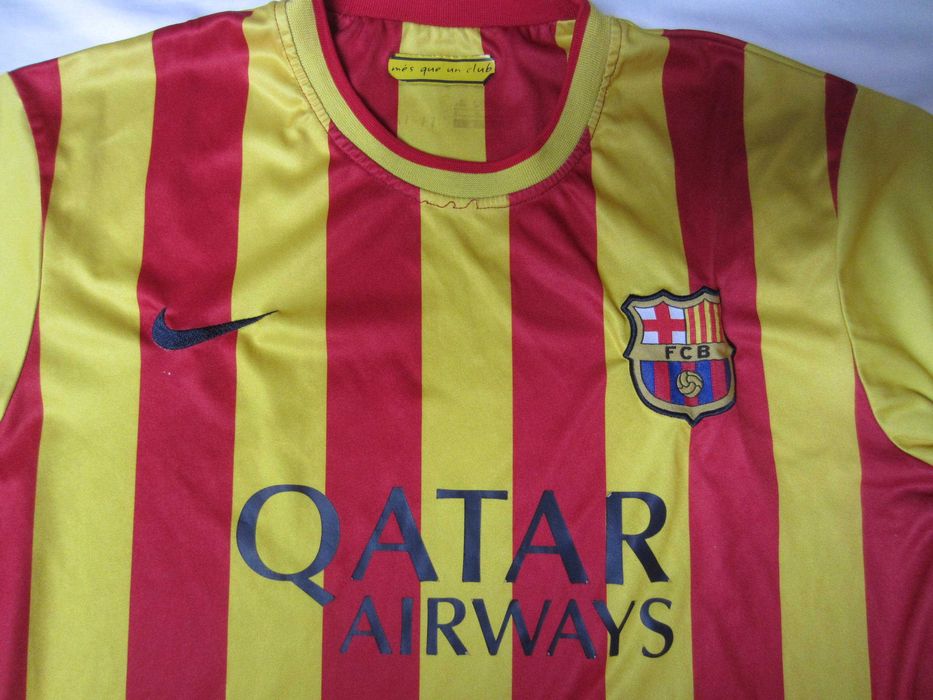 Tricou fotbal Barcelona, masura L, nepersonalizat, Nike , stare buna