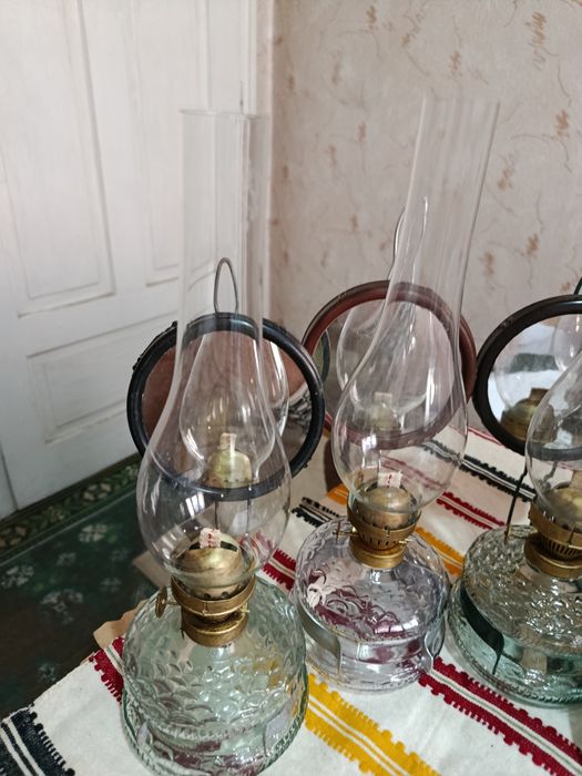 Стари газени лампи - 4 броя