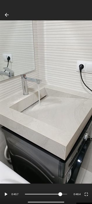 Раковина над стиральной машинкой