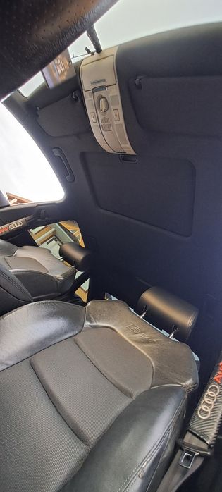 Plafon S-line negru Audi A6 C6  4F complet cu stalpi modelu cu trapa