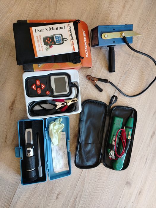 Тестер АКБ, Кабель трекер, Рефактометр