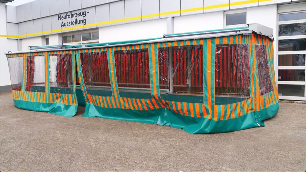 rulota comerciala aprozar mobil 60 mp desfasurata