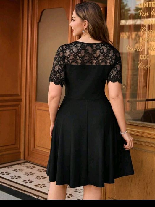 Rochie midi neagră