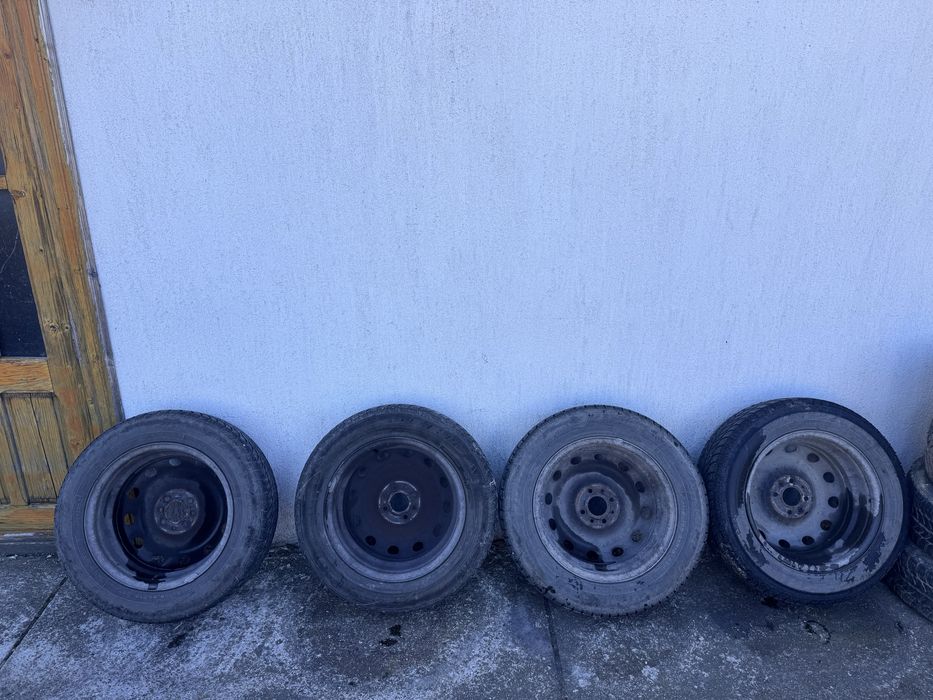 Set roti jante  anvelope iarna 185 65 R15 DOT 2022 Fiat Linea 4X98