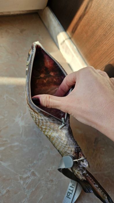 Пенал рыба с веревочкой