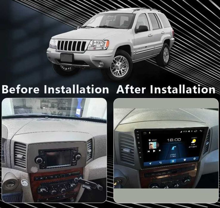 Мултимедия Двоен дин за Jeep Grand Cherokee 04 - 07 навигация Android
