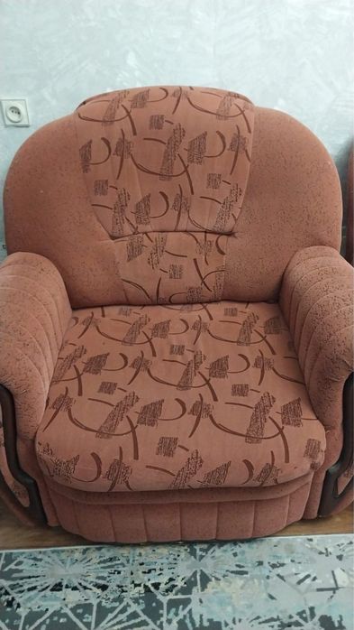 Диван с креслом складной