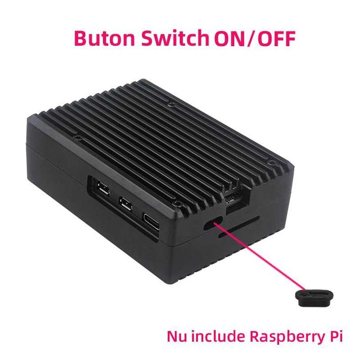 Carcasa FANLESS Raspberry Pi 5