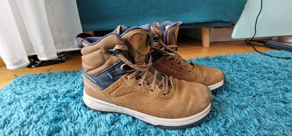 Кожени непромокаеми дет.ботуши Quenchua 36