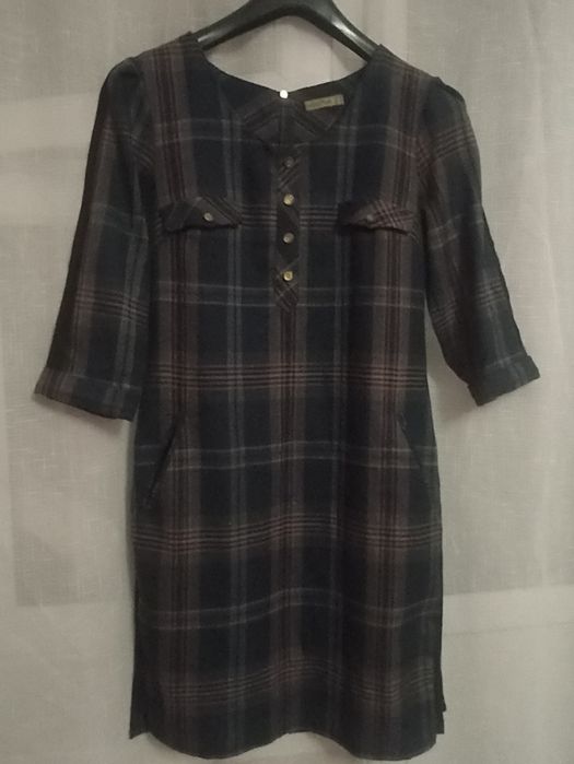 платье клеточное