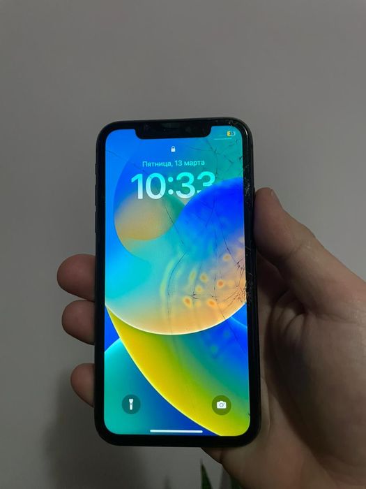 Айфон 11 минус экран трещина