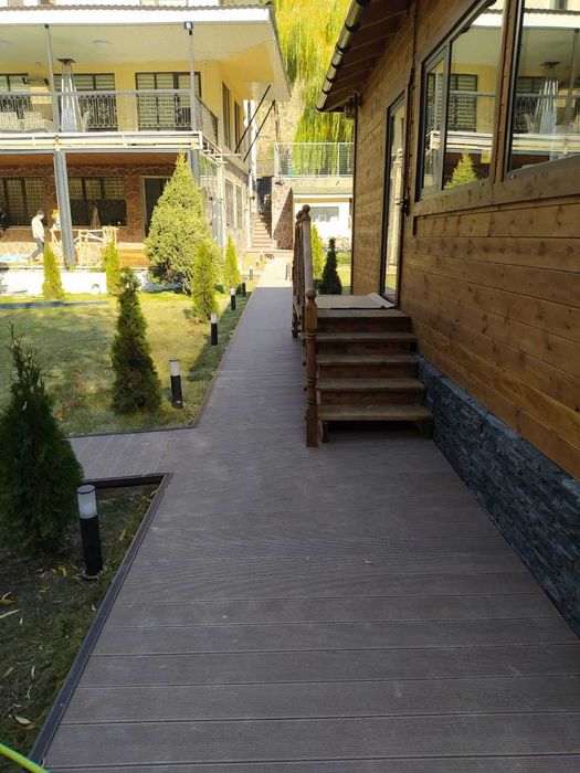 ДПК. Террасная доска. Декинг.  Лавочный брус. Лага. Вагонка. Рейка.