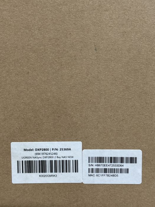 UGREEN NASync Network Attached Storage / Sigilat