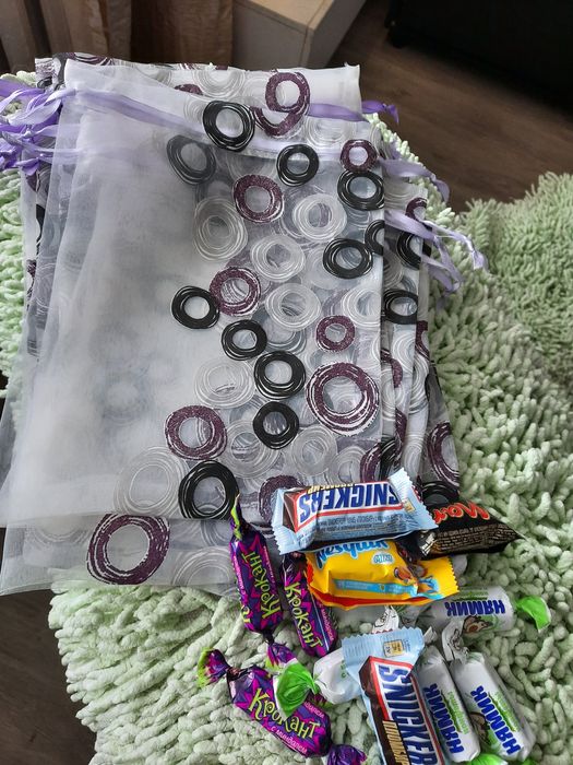 Мешочки из органзы для подарков