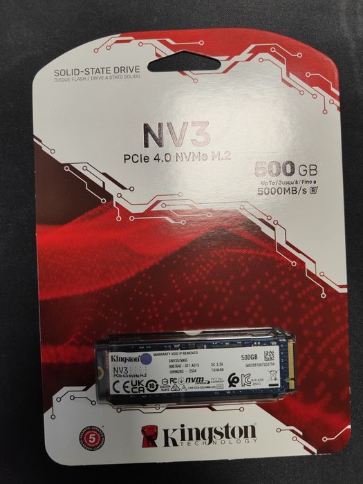 Ssd m2 Kingston 500 gb новый